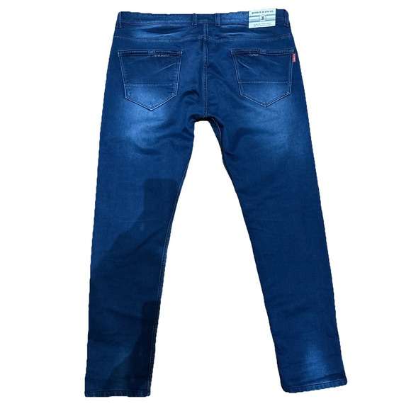 Hitman Denim Jeans Men's Size 42 X 32 Denim DIV-91 Raw Vintage EST 1991 Med Wash - Picture 2 of 13